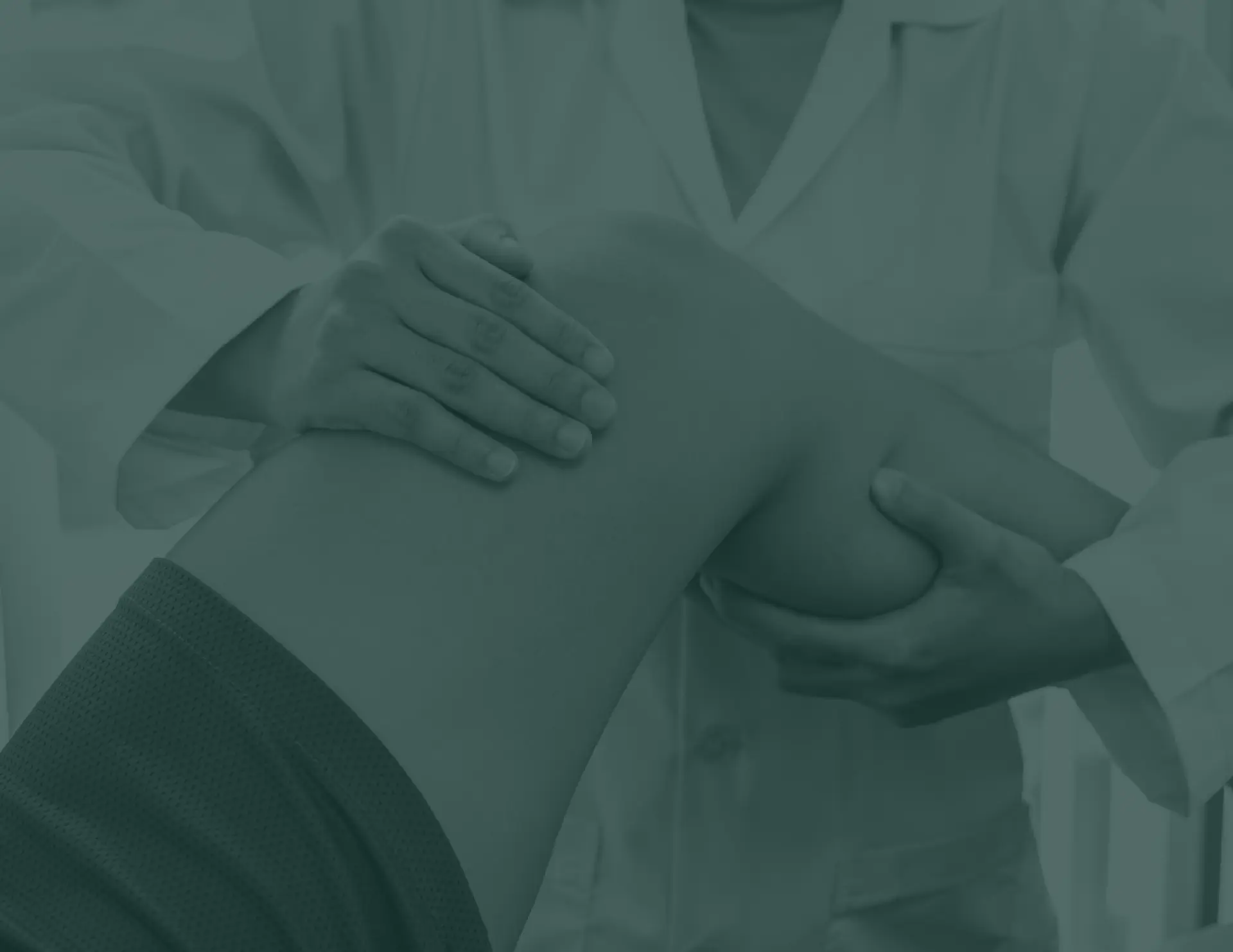 Valoración clínica de rodilla en consulta